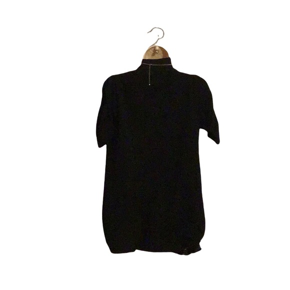 Dress Barn black open front short sleeve cardigan - Picture 6 of 12